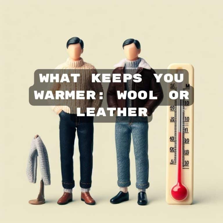What Keeps You Warmer: Wool or Leather?